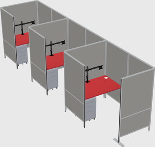 Small private panel system