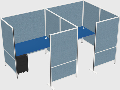 Flexible panel system with privacy