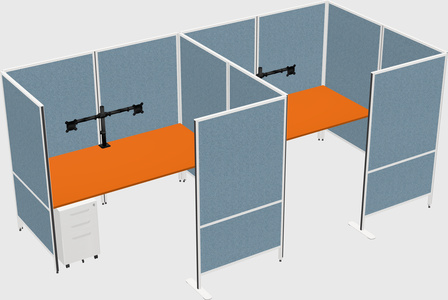 Flexible panel system with privacy