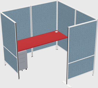 Flexible panel system with privacy