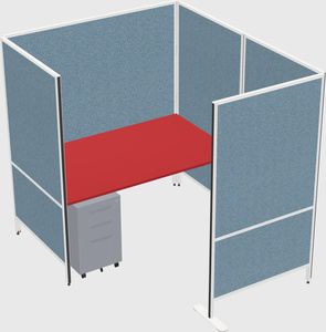 Flexible panel system with privacy