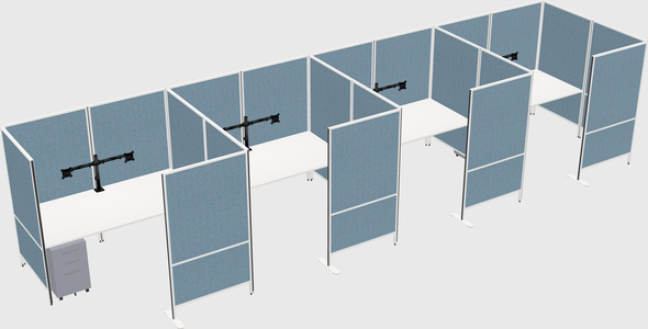 Flexible panel system with privacy