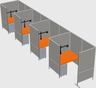 Small private panel system