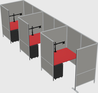 Small private panel system