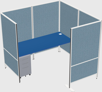 Flexible panel system with privacy