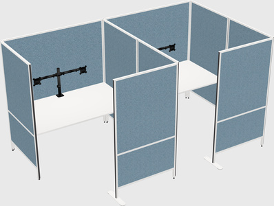 Flexible panel system with privacy