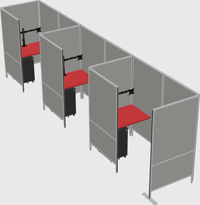 Small private panel system