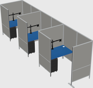 Small private panel system