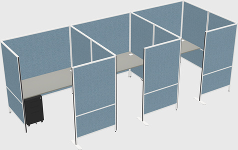 Flexible panel system with privacy