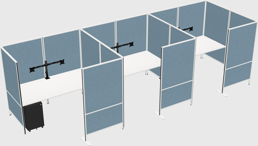 Flexible panel system with privacy