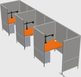 Small private panel system