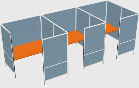 Flexible panel system with privacy