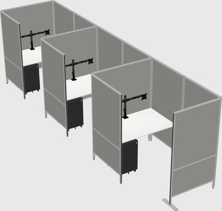 Small private panel system