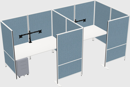 Flexible panel system with privacy