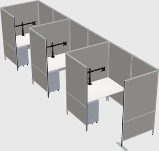 Small private panel system