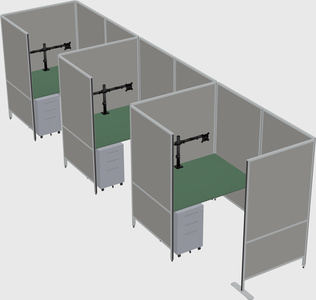 Small private panel system