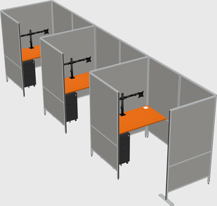 Small private panel system