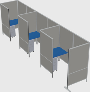 Small private panel system
