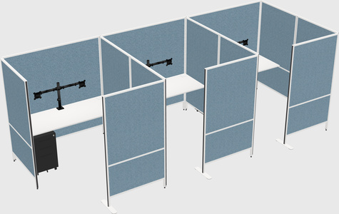 Flexible panel system with privacy