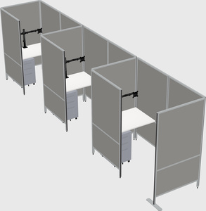 Small private panel system