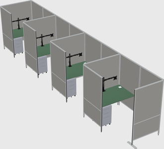 Small private panel system