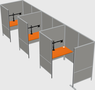 Small private panel system