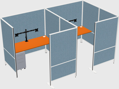 Flexible panel system with privacy