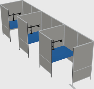 Small private panel system