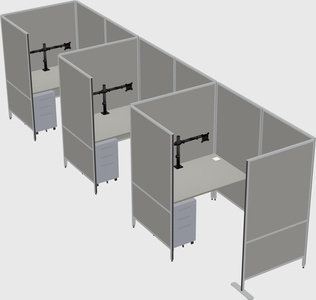 Small private panel system