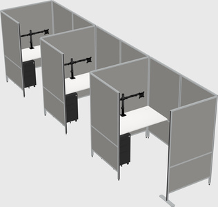Small private panel system