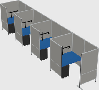 Small private panel system