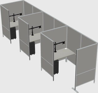 Small private panel system