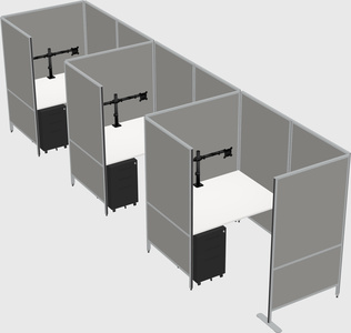 Small private panel system