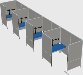 Small private panel system