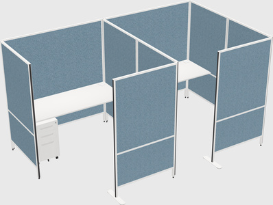 Flexible panel system with privacy