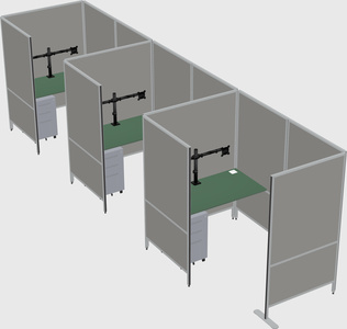 Small private panel system