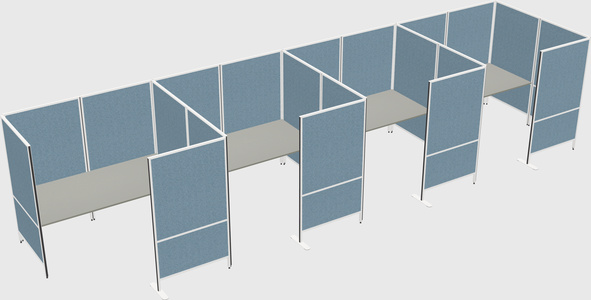 Flexible panel system with privacy