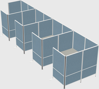 Flexible panel system with privacy