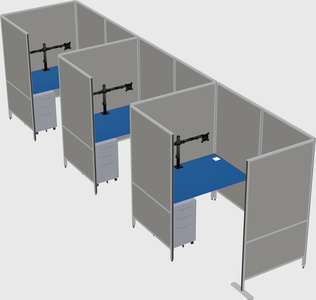 Small private panel system