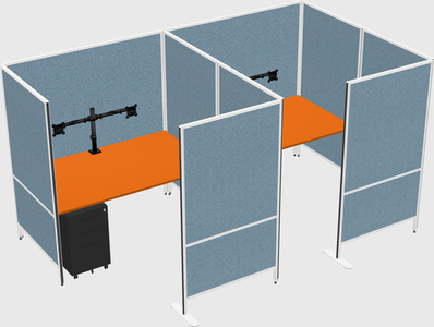 Flexible panel system with privacy