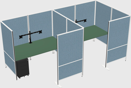 Flexible panel system with privacy