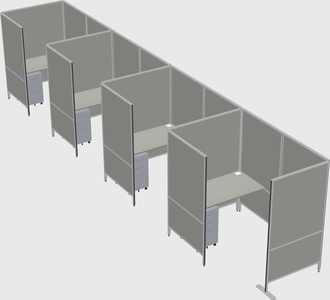 Small private panel system