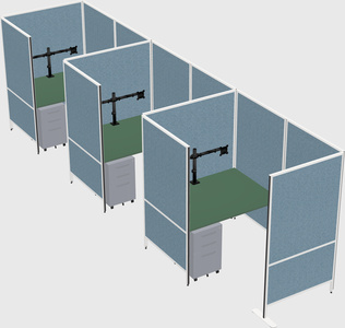 Small private panel system