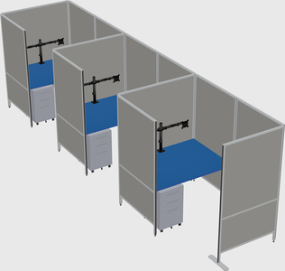 Small private panel system