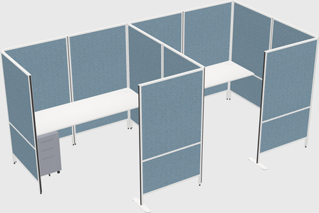 Flexible panel system with privacy
