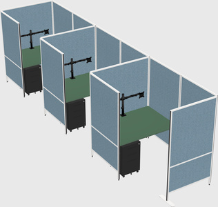 Small private panel system