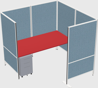 Flexible panel system with privacy