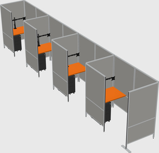 Small private panel system