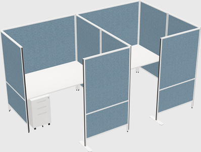 Flexible panel system with privacy