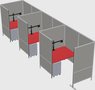 Small private panel system